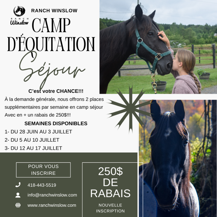 rabais camp séjour 2026